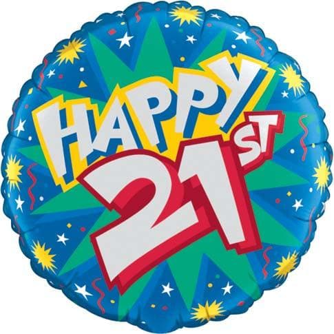 21st Birthday Balloon - Make Their Day Florist