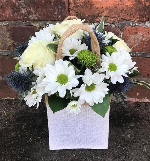 Alice in Wonderland Floral Gift Bag Arrangement - Make Their Day Florist