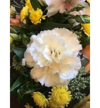 Cream and Gold Funeral Wreath - Make Their Day Florist