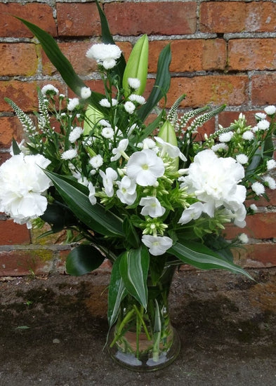 Dove Bouquet in a Vase - Make Their Day Florist