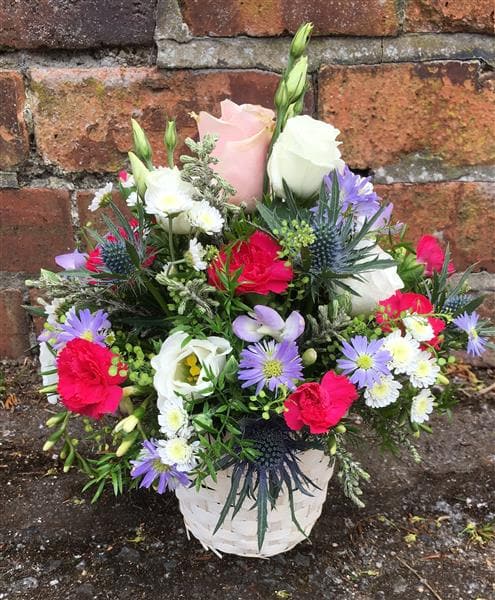 Hera Flower Basket - Make Their Day Florist