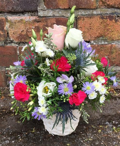 Hera Flower Basket - Make Their Day Florist