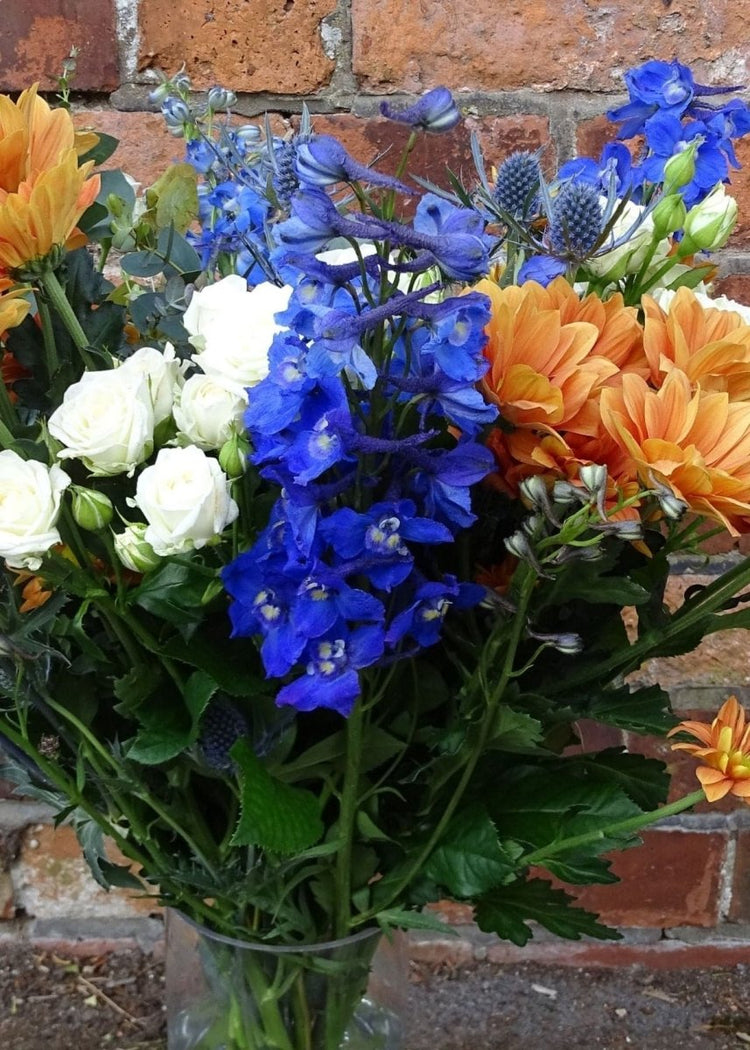Kingfisher Bouquet in a Vase - Make Their Day Florist