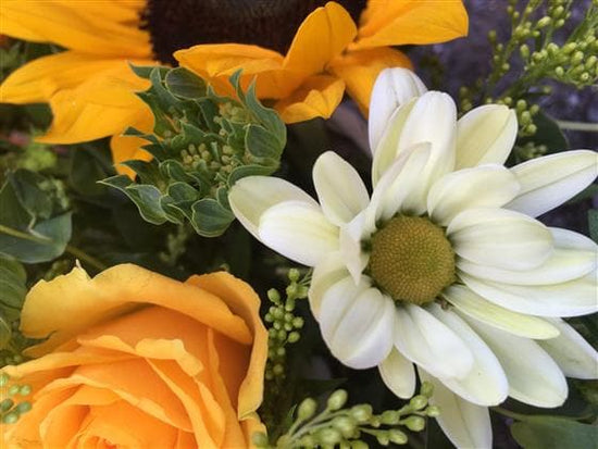 Lemon and Ginger Flower Basket - Make Their Day Florist