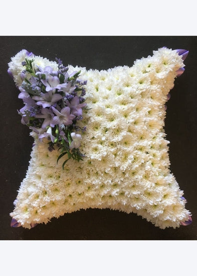 Lilac Funeral Based Cushion - Make Their Day Florist