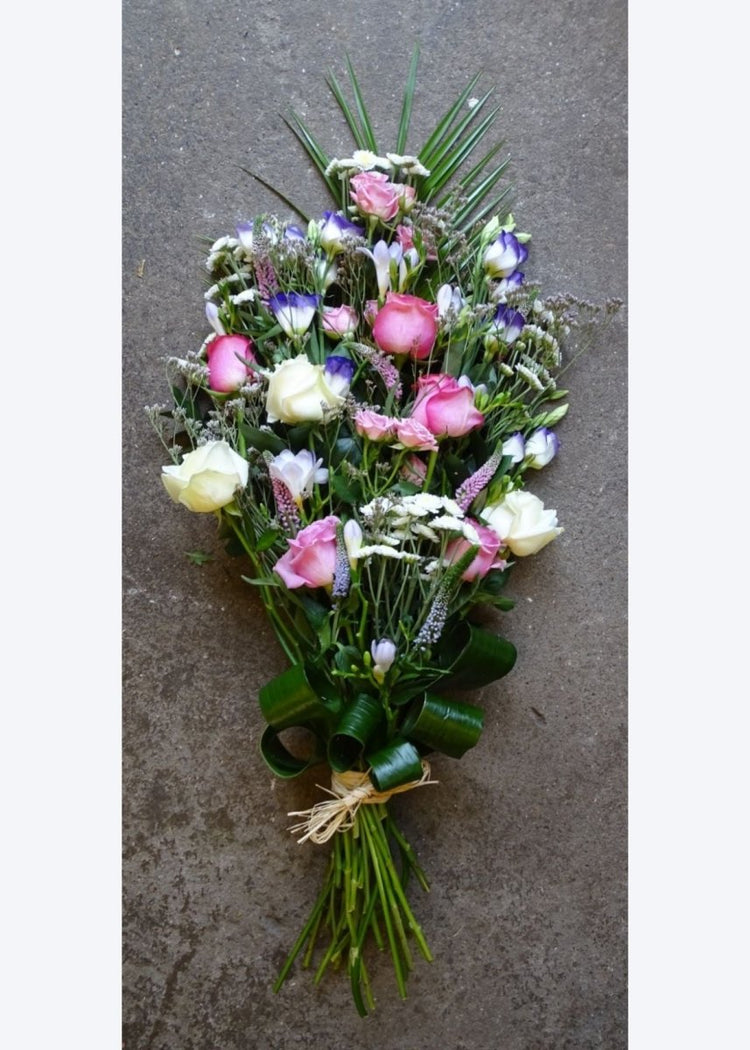 Pastel Funeral Sheaf - Make Their Day Florist