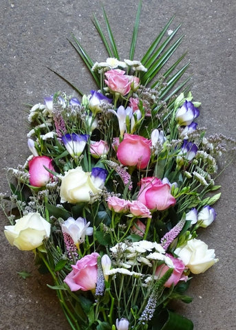 Pastel Funeral Sheaf - Make Their Day Florist