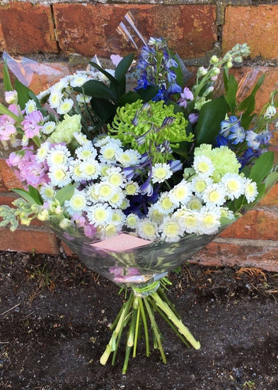 Peppermint Hand Tied Bouquet - Make Their Day Florist