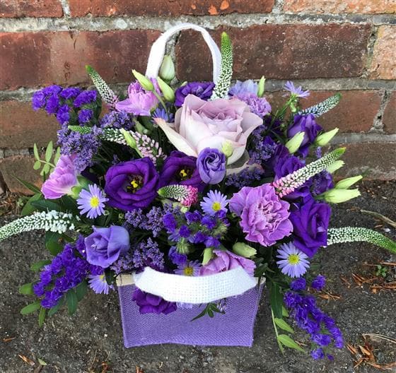 Rapunzel Floral Bag Arrangement - Make Their Day Florist