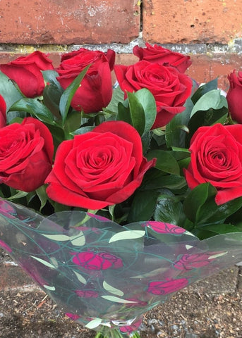 Ruby Hand Tied Bouquet - Make Their Day Florist