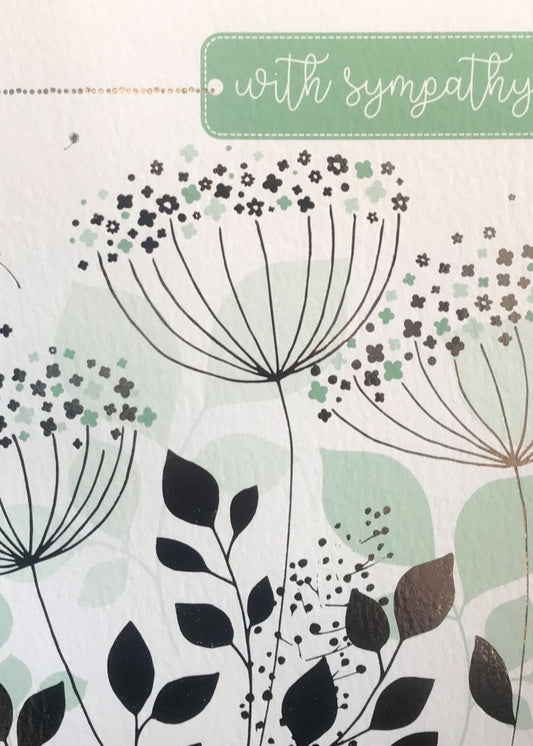 Seed Head Sympathy Card - Make Their Day Florist