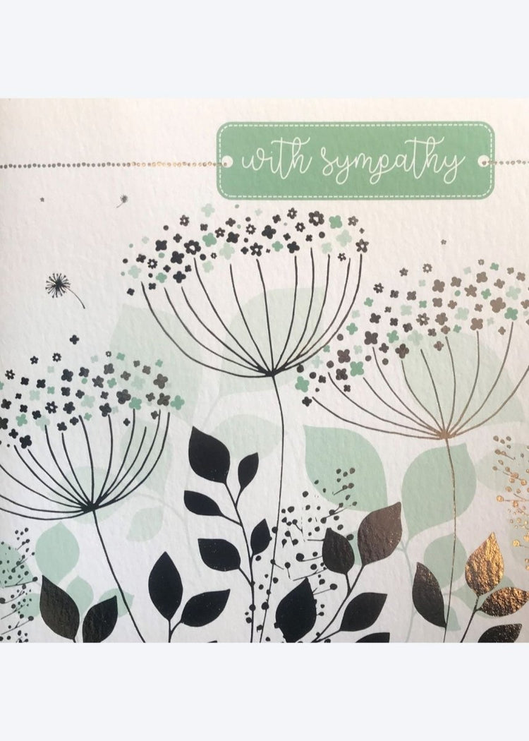 Seed Head Sympathy Card - Make Their Day Florist