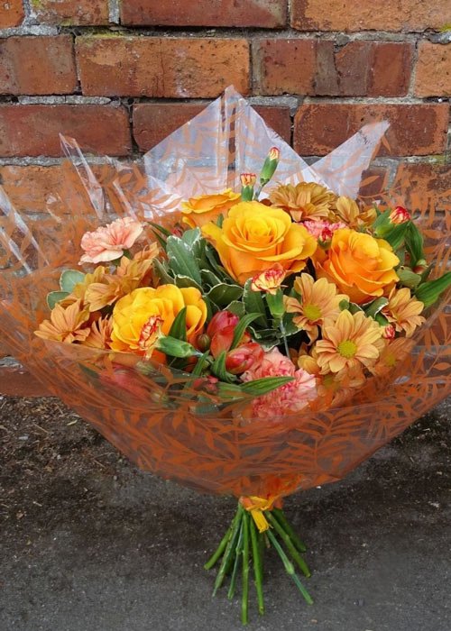 Tangy Hand Tied Bouquet - Make Their Day Florist